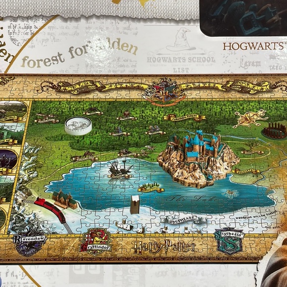 Harry Potter 4D Puzzle Complete With Instructions Hogwarts Wizarding World - Picture 3 of 13